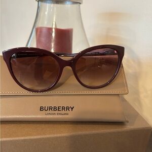 New Burberry Women's Plum Sunglasses